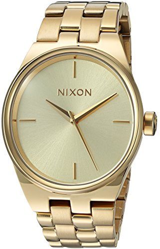 Nixon Women's 'Idol' Quartz Stainless Steel Casual Watch, Color:Gold-Toned (Model: A953502-00)