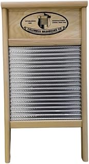 Official Columbus Washboard Co. Stainless Steel Washboard (Family Size 12½" x 23¾")
