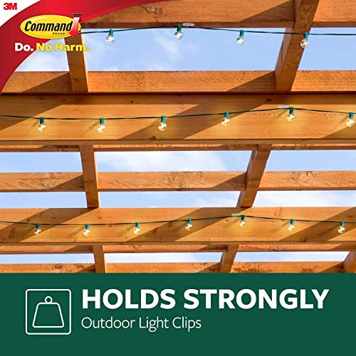 Clips de luz colgantes Command ideales para instalar iluminación de fiestas y eventos 3