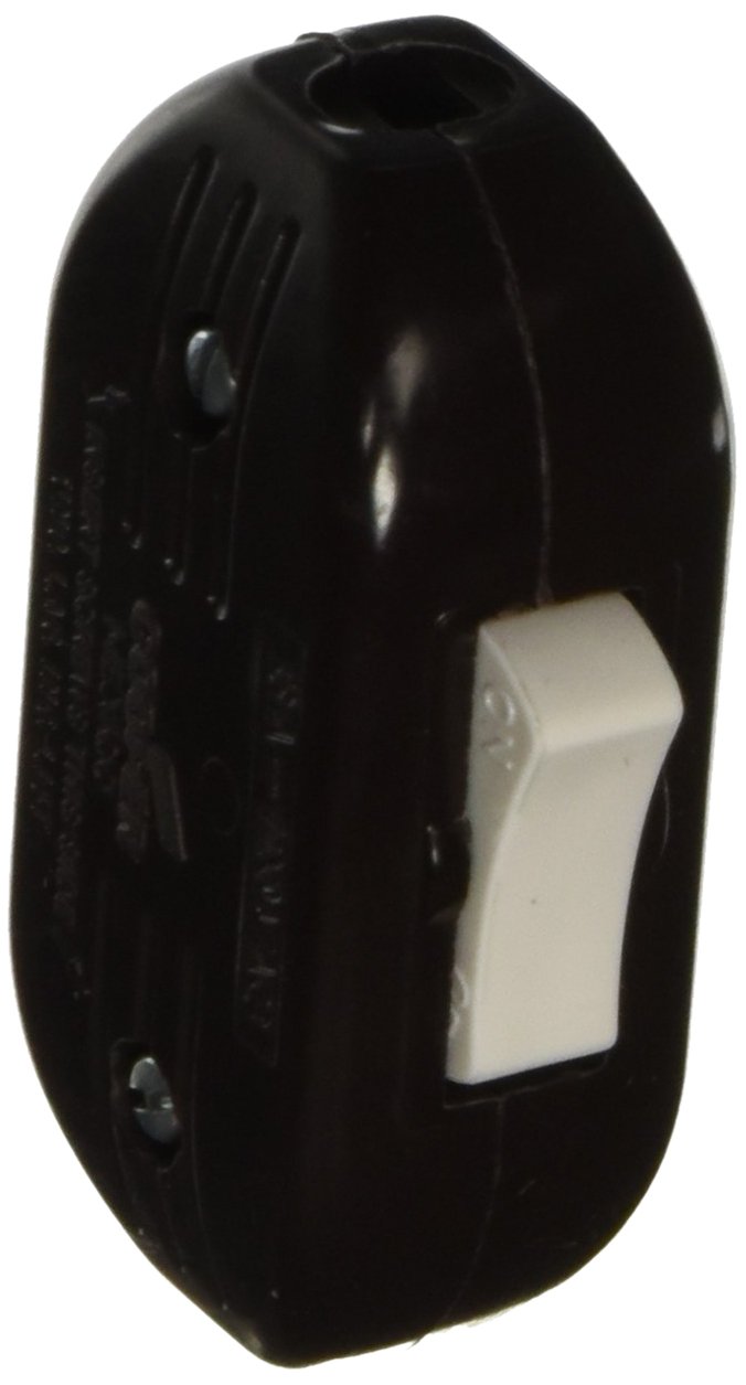 Cooper Wiring Cord Switch - Brown - Carded BP933B