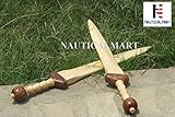 Roman Sword Wooden Gladius Practice Sword - Set of 2