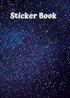 Sticker Book: Space | 30 Pages | Blank | No Silicon Paper | Drawing Book 1797445731 Book Cover