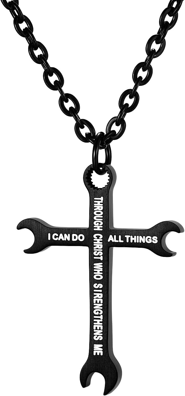 Collana Croce Celtica OIDEA - Ciondolo Acciaio Titanio Ipoallergenico Con Catena 55cm - Foto 8