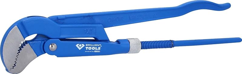 Alicate Chave para Tubos de Canto BRILLIANT TOOLS BT067115 1.1/2 Pol, Angulado a 45°