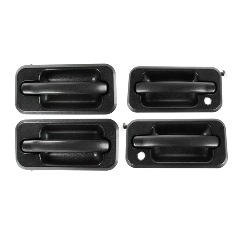 Poignées porte extérieures voiture Hummer 15104792 remplacement noir texturé