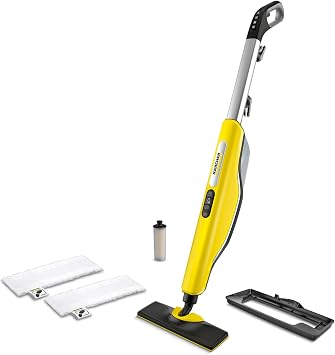 Karcher - SC 3 EasyFix Steam Cleaner Steam Mop - Upright - للأرضيات الصلبة والسجاد - Rapid 30 Second Heat-Up