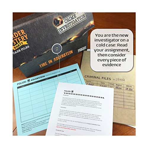 Murder Mystery Party 33281 Case Files: Fire In Adlerstein thumb #6