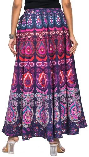 Image of Premium Cotton Skirt for Women with Pocket, Free Size