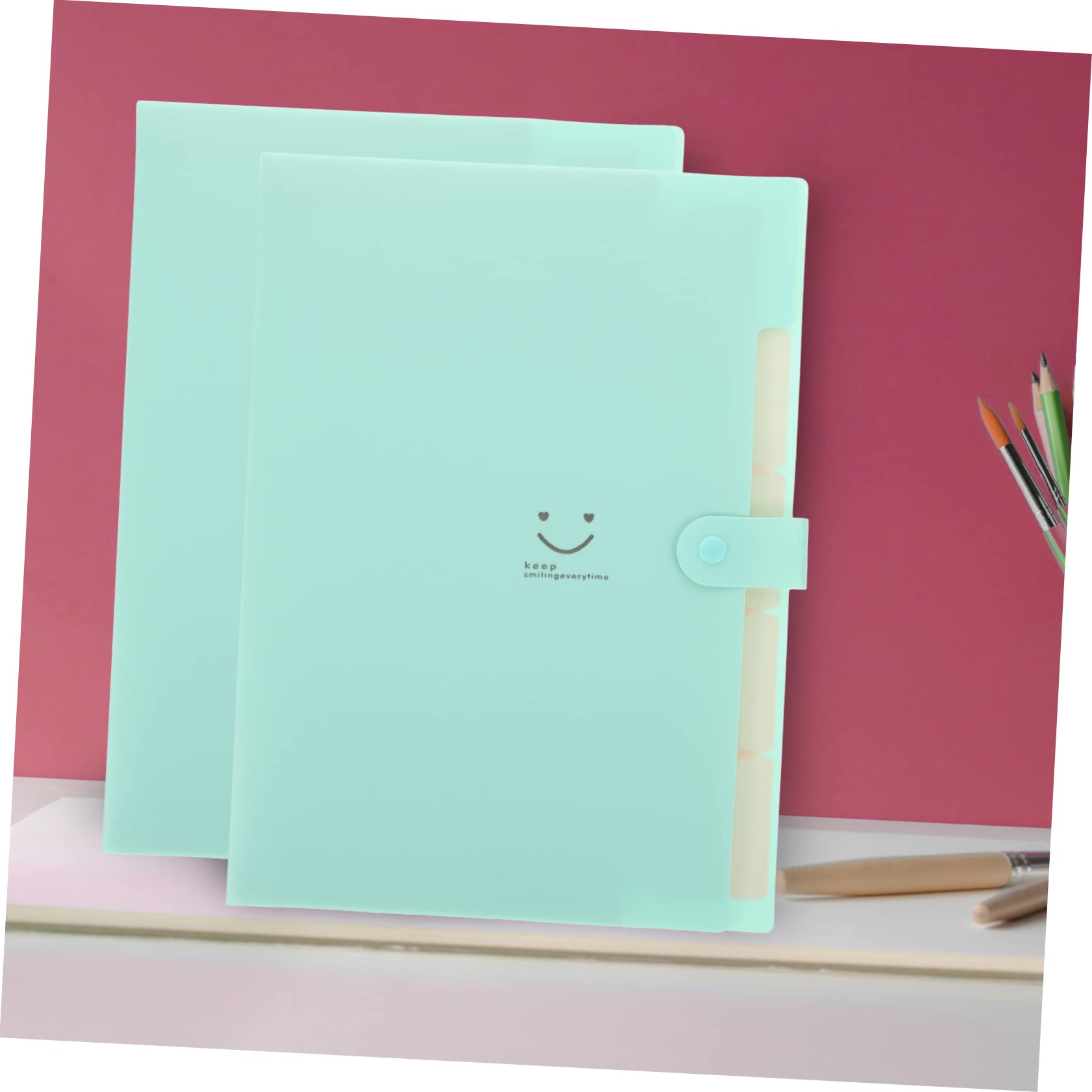 EXCEART 3pezzi Cartellina Organizzatrice Multi Scomparti Folder Portadocumenti Capacità Per Ufficio e Scuola Per Ricevute Documenti e Biglietti
