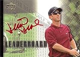 David Duval autographed trading card (Golf, PGA Tour, Georgia Tech, SC) 2001 Upper Deck Leaderboard #97
