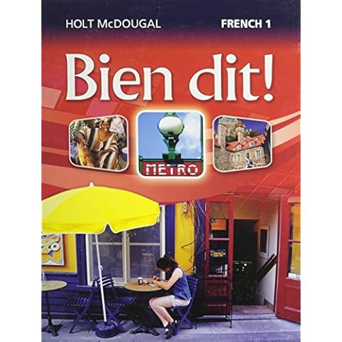 Bien Dit!: Student Edition Level 1 2013 (French Edition) Cover