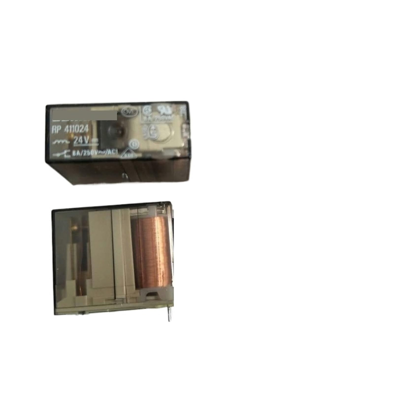 Relais RP411024 24V 5 broches pour circuit imprimé monophasé