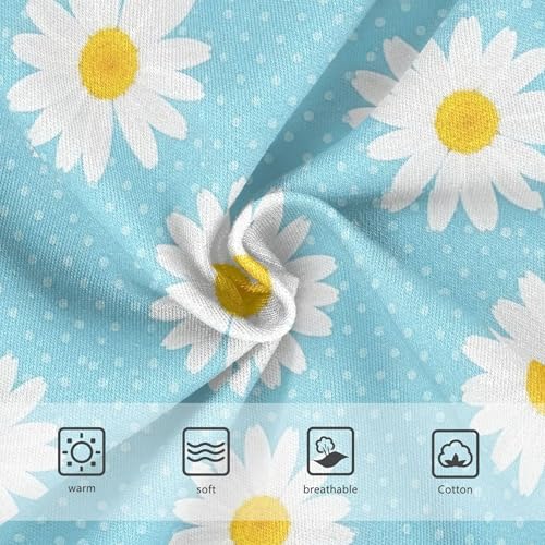 Florals Girls Underwear Toddlers 2t Cotton Little Girl Panties White Daisies Blue White Dots Briefs Undies Kids3