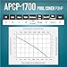 Little Giant APCP-1700 115-Volt, 1/3 HP, 1745 GPH, Automatic, Submersible, Swimming Pool Cover Pump with 25-Ft. Cord, Light Blue, 577301