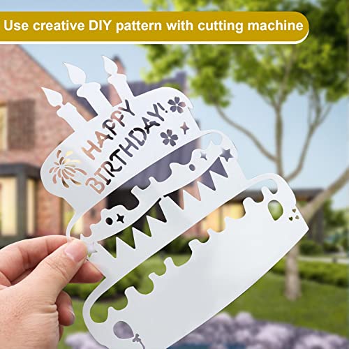 Jetisva 15 Pcs Blank Mylar Stencil Sheets A4 Square Stencil Paper 30.5 x 21.7cm Translucent Mylar Templates PET Plastic Sheet for DIY Stencil Vinyl Cutting Silhouette Material, Making Stencils - Image 3