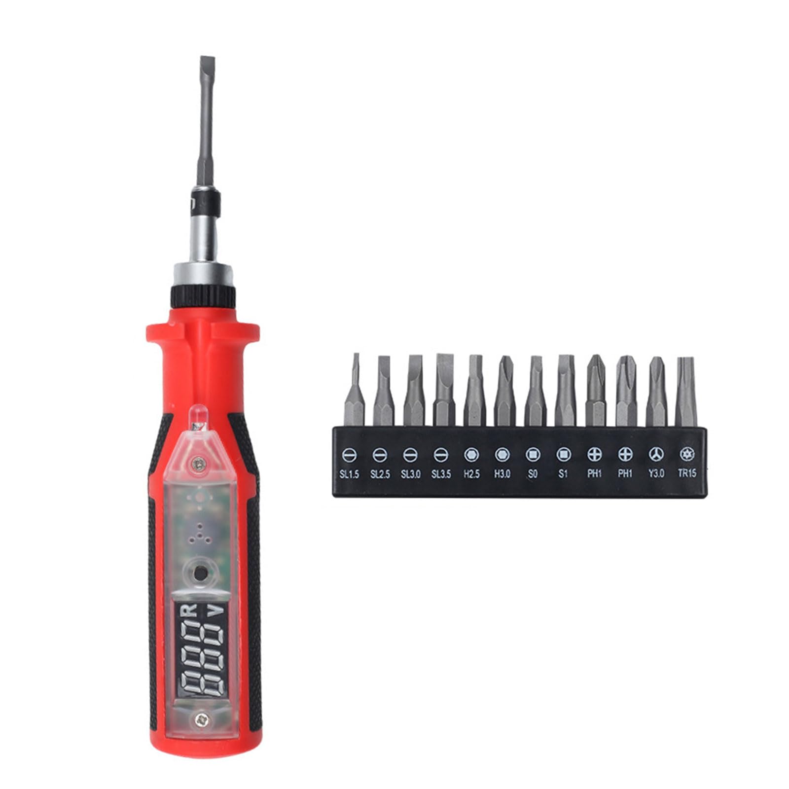 Carotoe 12 Batches Compacted Voltages Detector Pen Circuit Tester With Sound Warning And Led Flashing Suitable For Quick Fault Finding Intelligent Voltages Tester