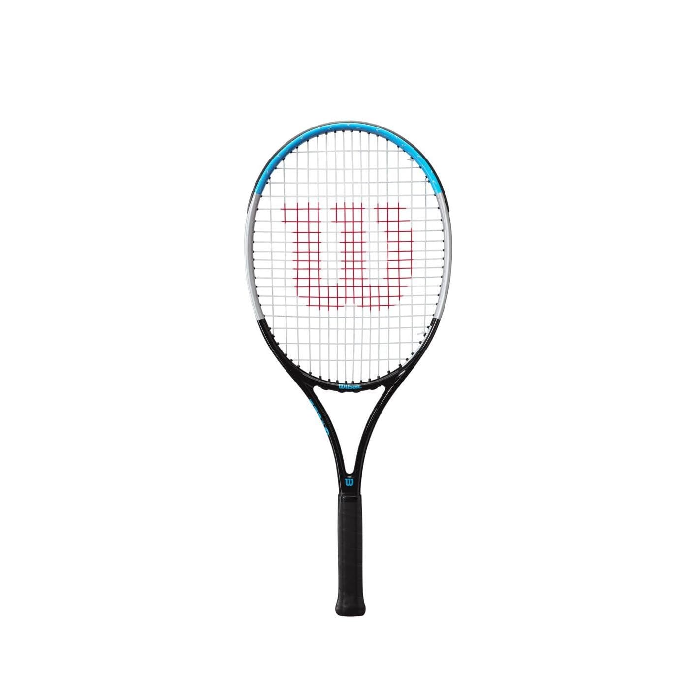 WilsonTennis Racket for Junior Players 11+ Years, Graphite/Aluminium/Fibreglass, 645 cm² Head, 66 cm Length, 235g, Blue/Grey/Black, WR055710U