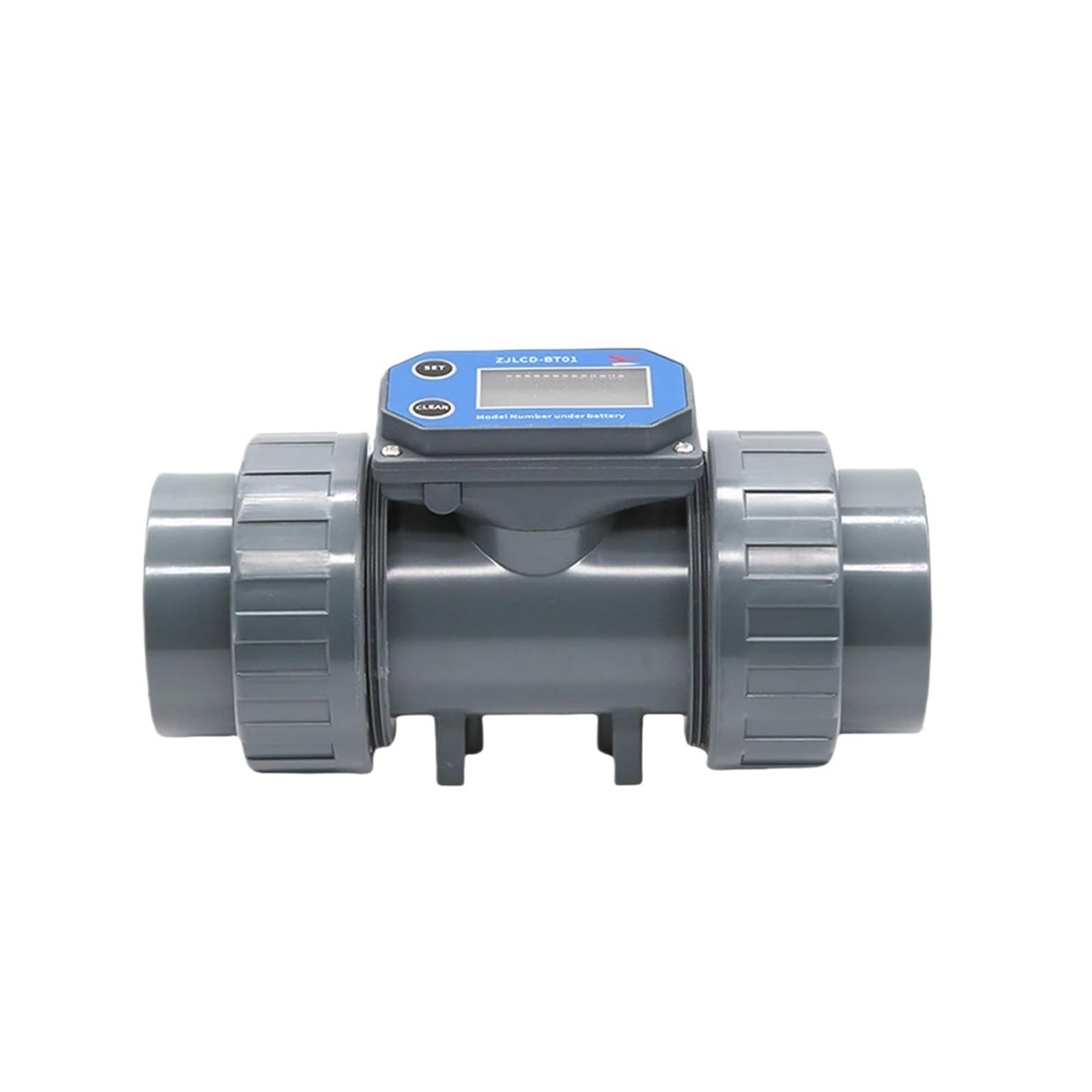 SDGBCXD flow meter, DN15-DN80 Digital Display Flow Meter Battery Powered High Precision Water Sensor For Farm Irrigation(DN25)