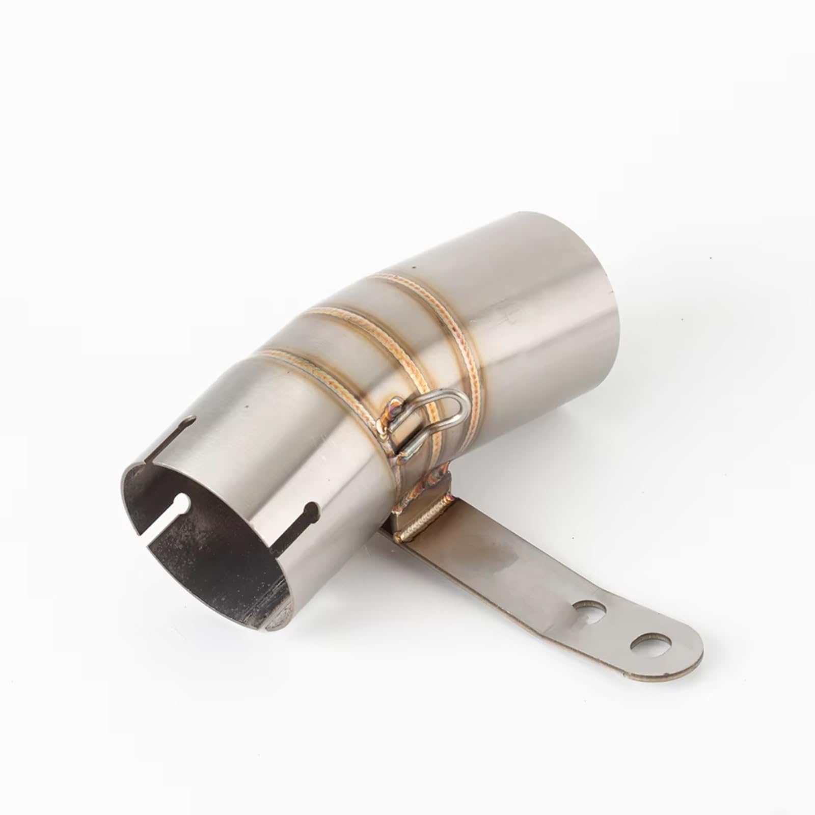 Motorrad Slip-On Auspuff Für S1000RR 2019 2020 2021 2022 2023 Für Escape Slip-on Motorrad-Auspuffschalldämpfer Mittelverbindungsrohr 60MM Auspuff Motorrad-Auspuffspitze Schalldämpfer