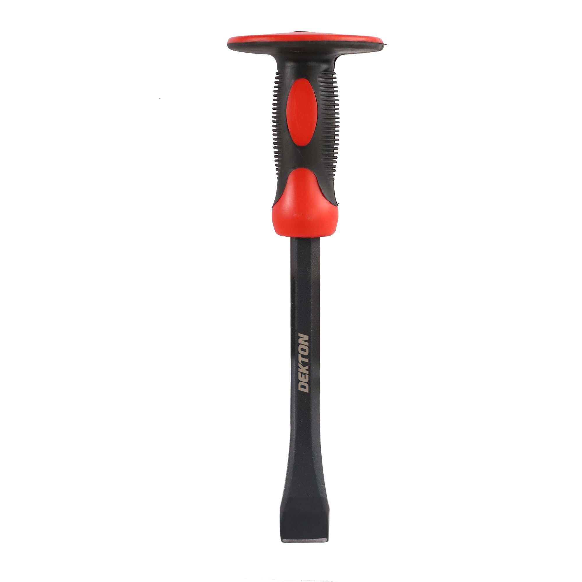Dekton 12inch Cold Chisel With Grip-Premium Steel Construction for Precision Cutting Chipping, Carving, Black, 12-inch - Image 2
