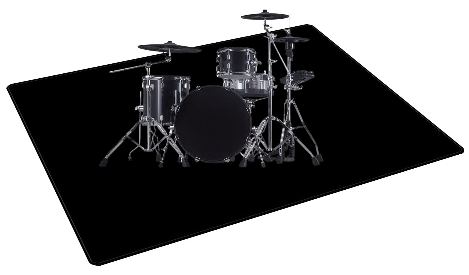 Tapis Batterie Insonorisé 140x100cm - Épaisseur 6.8mm, Antidérapant, Réduit Vibrations Et Bruit, Pour Acoustique/électronique