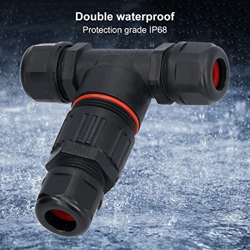 Conector de Caixa de Junção, 32A Retardante de Chamas 2pcs 0,5-4m㎡ Conector Em Forma de T à Prova d