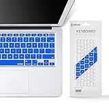 iBenzer MKC01RBL Macaron Series Keyboard Cover for MacBook Pro 13