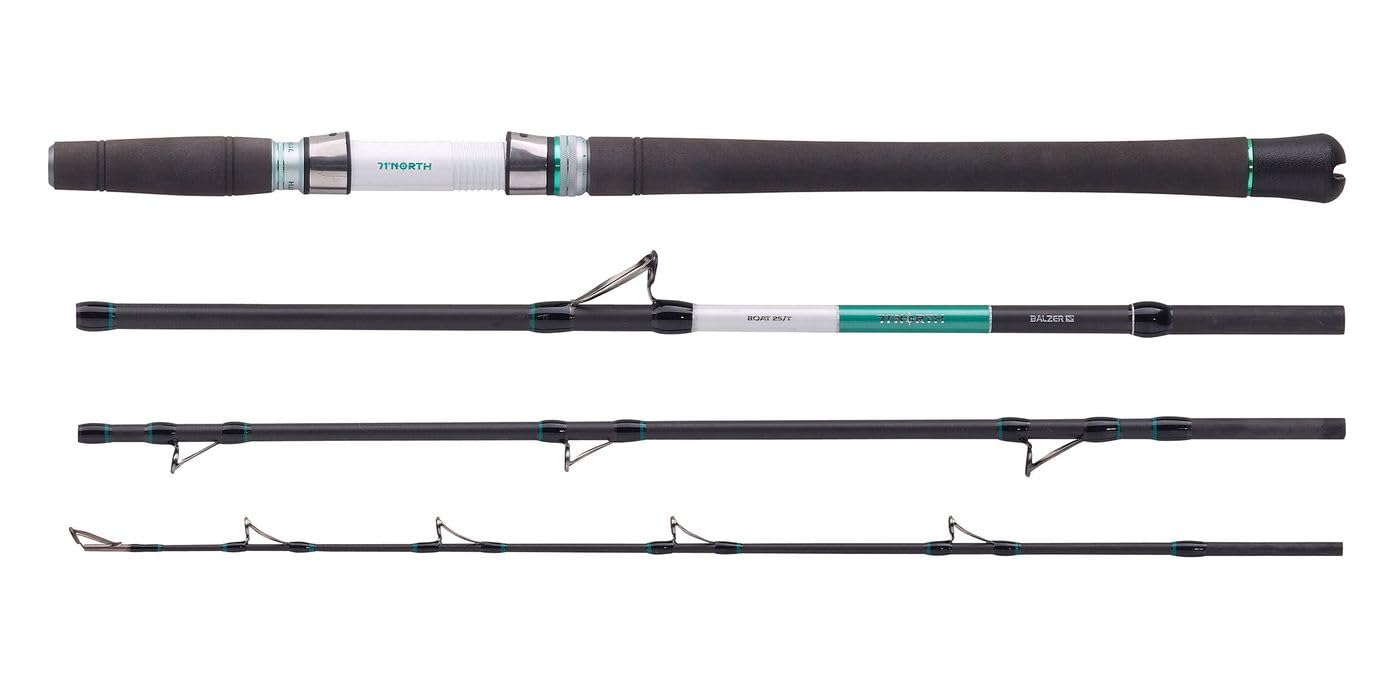 Balzer 71 North Travel Boat 25 2,20m 150-500g - Reiserute, Pilkrute, Meeresrute, Bootsrute, Angelrute zum Hochseeangeln