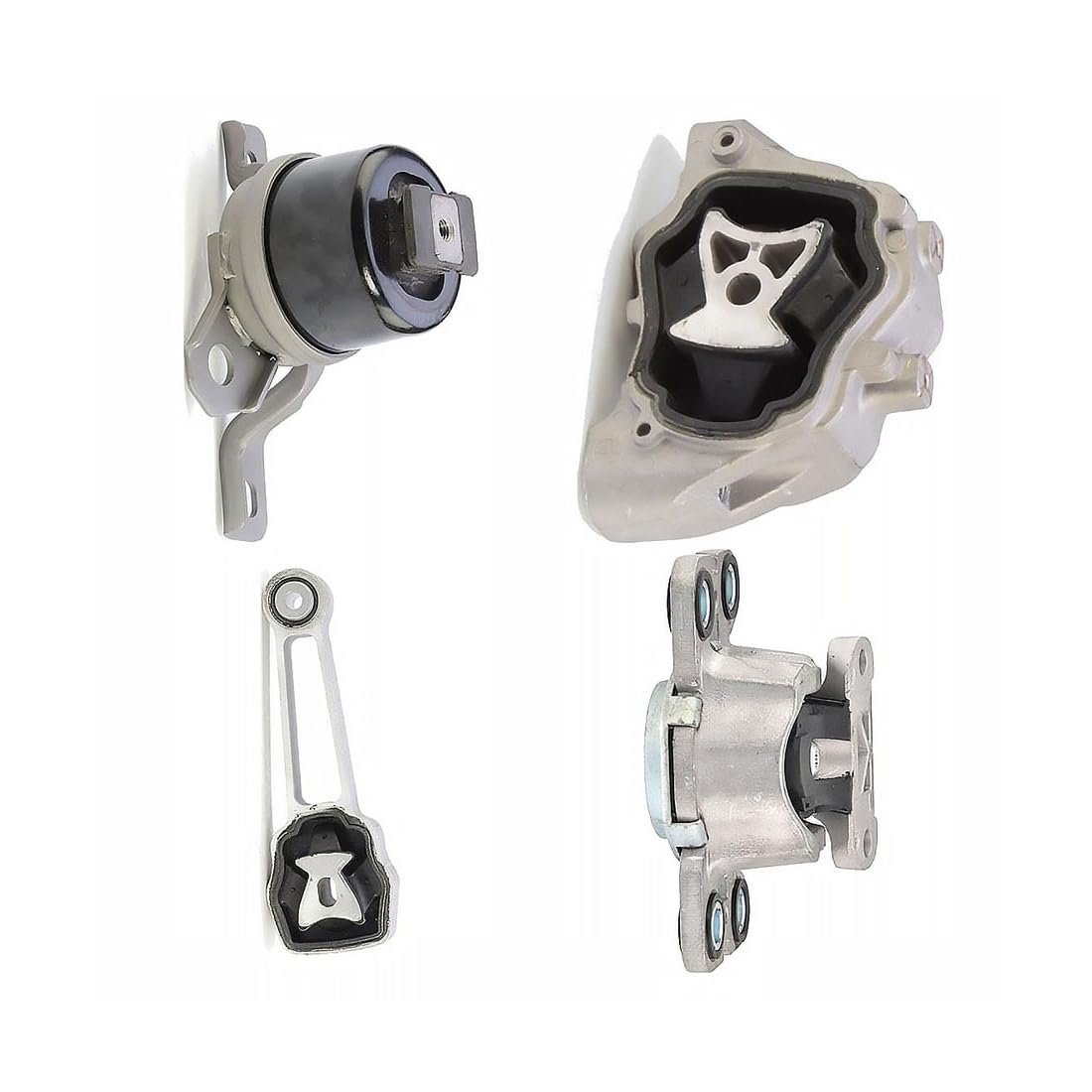 Rear Engine Motor Mount Transmission Mount and Torque Strut Mount Set Replaces fits Volvo XC60 2010 2011 2012 2013 2014 2015 3.2L l6, fits Volvo S80 2008-2015 3.0L l6, Left & Right, 4PCS