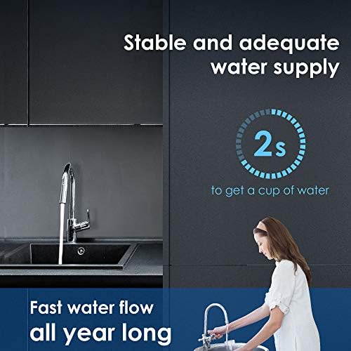 Waterdrop WD-RF10 Water Filter, NSF/ANSI 42 Certified, 30,000 Liters High Capacity, Replacement for Waterdrop Under Sink Water Filtration System WD-10UA, WD-10UB