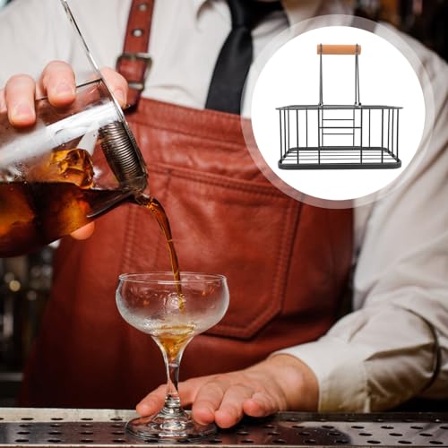 Soporte para botellas de vino rojo BESPORTBLE en hierro miniatura 4