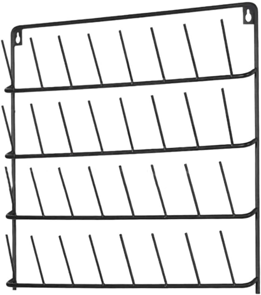VICASKY Black Iron Thread Rack Organizer with 32 Hanging Hooks for Embroidery, Quilting, Sewing, Knitting, Textile-related Activities, Home Crafting