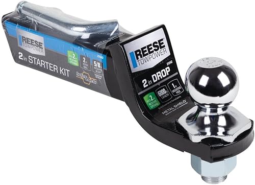 Miniatura 5 de Reese Towpower 21542 - Kit de arranque de remolque clase III, color negro con bola Ch