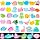 40pcs Luminous Sea Animals