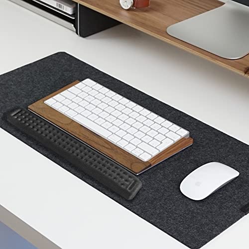 Keyboard Wrist Rest 17 3/8 In With Massage Dots, Memory Foam Wrist Pad For Computer Keyboard. Non Slip Pu Base For Ergonomic Wrist Support, Provide Cushioned Support For Keyboard & Laptop Typing #TOP3