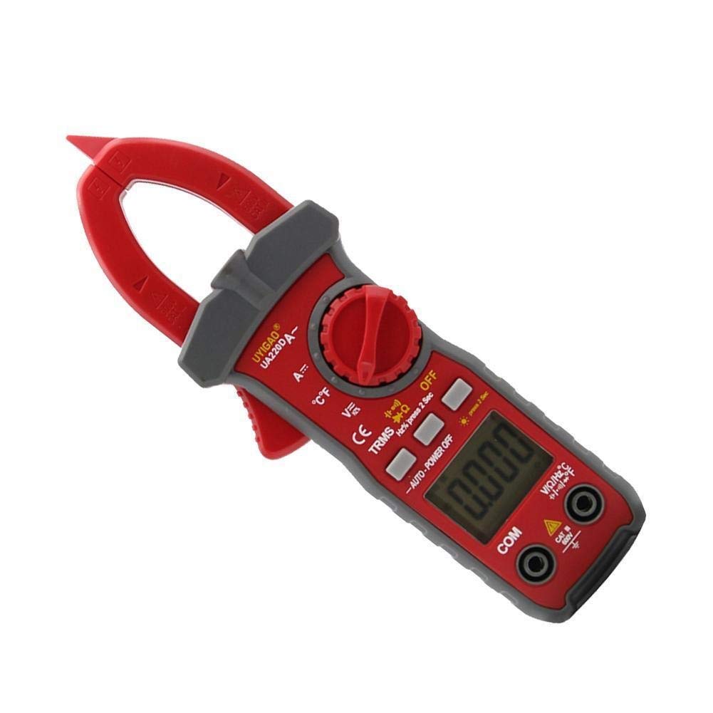 UA220D Handheld Digital LCD Miernik zaciskowy Multimetr DC/AC Napięcie Odporność na częstotliwość temperatury Do laboratorium