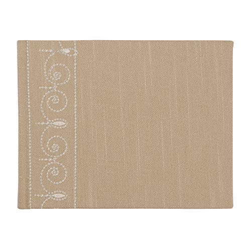 Livre d'or de mariage en lin de 200 pages pour recueillir les mots doux des invités