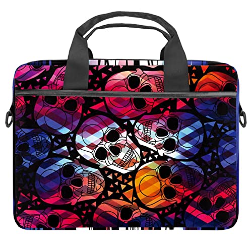 Sac à bandoulière PC 13-14 pouces rembourré et imperméable style punk gothique