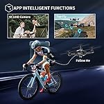 TENSSENX-GPS-Drone-with-4K-Camera-for-Adults-TSRC-A6-Foldable-RC-Quadcopter-with-Auto-Return-Follow-Me-Optical-Flow-Waypoint-Fly-Circle-Fly-Headless-Mode-Altitude-Hold-46-Mins-Flight-Time