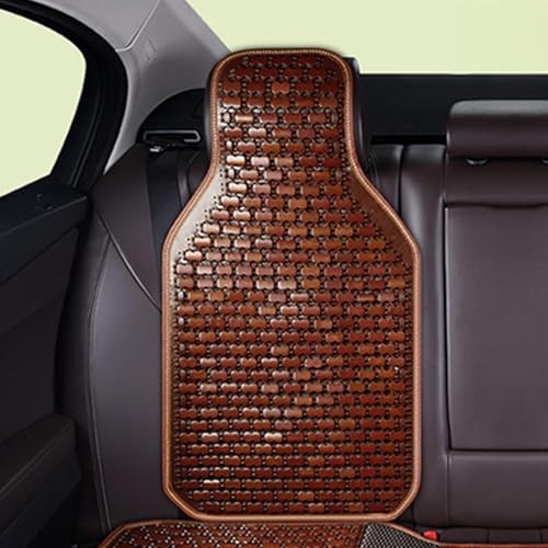 Cojín de bambú para asiento de coche, respaldo transpirable refrescante de verano 7