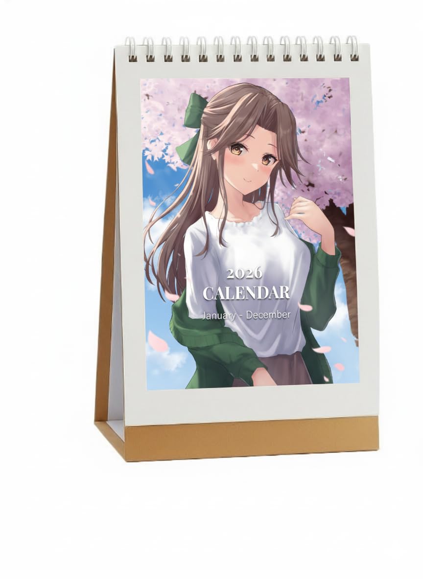 艦隊これくしょん 2026年 卓上カレンダー 日本仕様 約14.8×20cm アニメグッズ スケジュール管理 デスク装飾 文房具 プレゼント 非公式