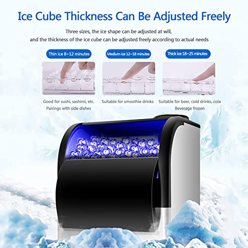 Máquina Comercial de Hielo Acero Inoxidable 85kg/24h miniatura 2