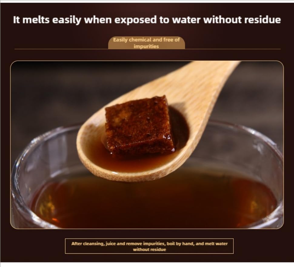 Handmade brown sugar cubes, Black sugar, rose brown sugar,8.64 ounces (245 grams) (Original flavor) - image 5