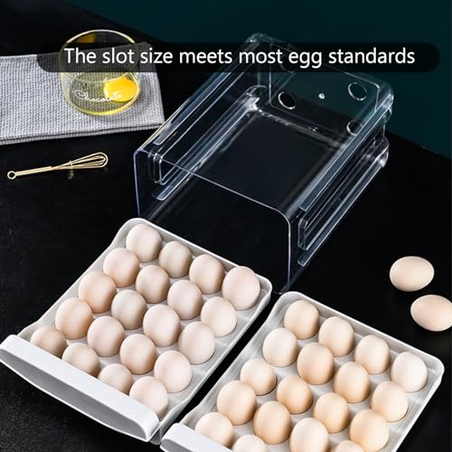 Distributeur transparent de type double couche avec rangement cuisine compact