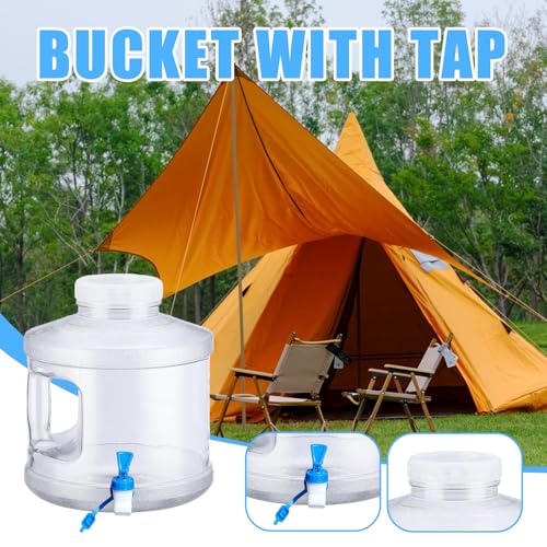 Bidon transparent anti-fuite 7,5L avec robinet de distribution - 3