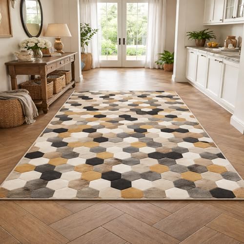 Tapis de coiffeuse déco multicolore lavable pour sol propre et protégé - 2