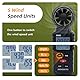 Tolesum 3 in 1 Digitaler Windmesser,Anemometer Handheld mit Messung der Windgeschwindigkeit, Temperatur,Windchill Wind Speed Meter Gauge für Surfen/Drohne/HAVC/Segeln