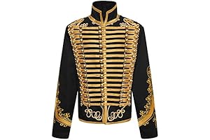 Adam Men's Marching Band Drummer Military Jacket: Your Unwavering Costume Arsenal for Unforgettable Performances
