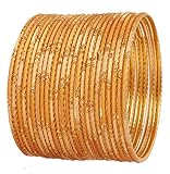 NEU! TOUCHSTONE Indian Fresh Bollywood Mode Handgefertigte Bezaubernde Pastell Goldene Farbe Rhinestone Designer Schmuck Armbänder Armreif. Set von 24. Für Frauen.