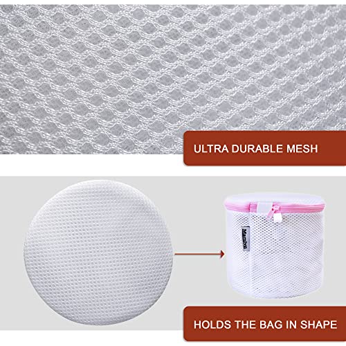 Mamlyn Mesh Bra Bags For Washing Machine, Lingerie Wash Bags For Laundry (Medium 6X7) #TOP2